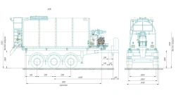 Asphalt Concrete and Artificial Pavement Equipment BASTION LA-10 on Chassis