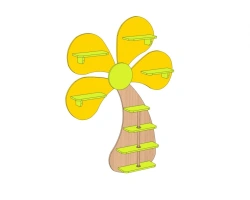 Decorative Children's Shelf "Palm" PL