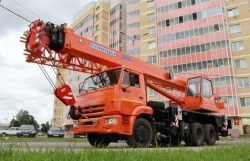 25 Ton Truck Crane KS-55713-1K-3 on KamAZ-65115 Chassis