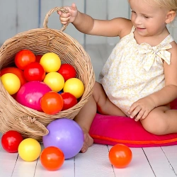 Colorful Ball Pit Balls Set - 30 Pieces for Fun Playtime