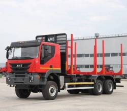 Specialized Timber Transporter AMT N.V. 632920 6x6 with Russian Components