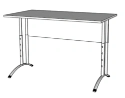 Adjustable Double Student Desk - Customizable Options