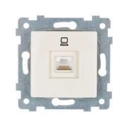 Low-Voltage Socket Mechanism "MARIA" RK1-455 Ivory Color