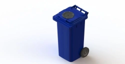 Portable Waste Container 120L Model Art. 27.C29.V/1