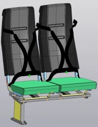 School Bus Passenger Seat DS15.6840.013-210