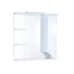 Elegant Retro Style Mirror Cabinet Aquaton Elen 85 White 1A218802EN0101
