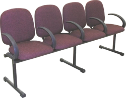 Metal Row Chairs Series STR for Comfortable Seating