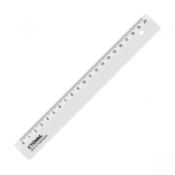 Plastic Ruler 20cm STAMM