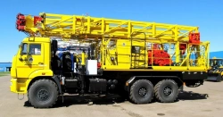 APRS-40 Lifting Unit for Well Repair and Drilling on KAMAZ-43118 Chassis