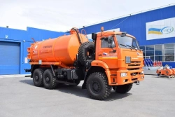 Gas Condensate and Oil Collection Unit AKN 6619C-23 on KAMAZ 65222-53