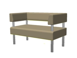 Two-Seater Administrative Sofa TV-ADDH-2.40.01