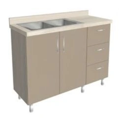 Double Sink Cabinet KSSm 1-04 for Kitchen
