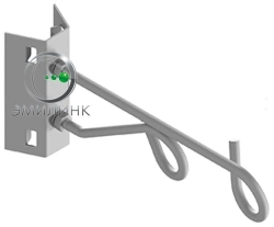 Support Bracket for Aerial Suspension of Optical or Copper Cable - UK-P-02-2