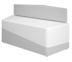 Customizable Wooden Frame Pouf - Vancouver Model