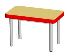 Soft Two-Seater Bench with Metal Frame