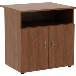 Two-Door Office Cabinet with Niche