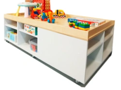 Mobile Gaming Table with Drawers MGS3.046