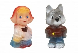 Red Riding Hood and Wolf Toy Set - Educational Play