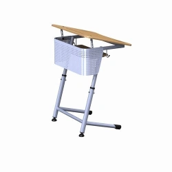 Adjustable Single Student Desk MDF for Growth Groups 1-7