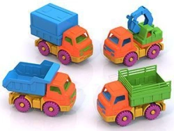 Set of 4 Agricultural Toy Trucks - Model 038