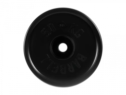 Rubber Coated Disc "Euro-Classic", Black, 51 mm, 50 kg