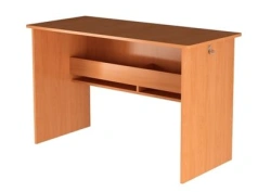 Classroom Desk with Under-Desk Shelf