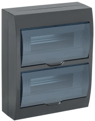 KREPTA 3 Plastic Enclosure MKP12-N-24-41-K02 IP41 Black IEK