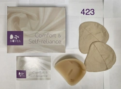 Silicone Gel Breast Prosthesis for Post-Surgery Recovery, Model 423