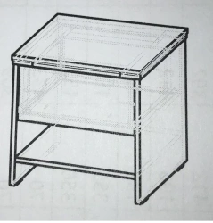 Wooden Bedside Cabinet for Bedroom