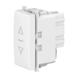CADUCEUS ALING Experience Hidden Installation Switch for Roller Shutters, 10A, 250V~, White, Art. 72108.0