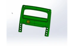 Polyester Glass Fiber Back Cover for Vehicles AP 5299-5611300 SB