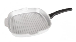 Square Grill Pan 260x260mm (Uncoated) Aluminum Kukmara