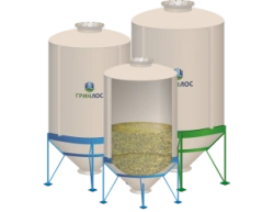 GRINLOS Conical Plastic Silos for Bulk Storage