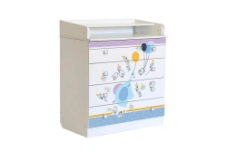 Children's Dresser Polini Kids Simple 1580 Elephant on Sphere