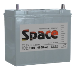 Lead Acid Starter Battery for Internal Combustion Engines 12V 55Ah Space