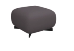 Customizable Puff with Metal Frame - Fidel Model