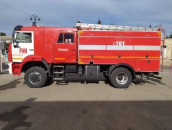 Fire Tanker Truck AC 3.2-70/4 (43265) model 4344-01 for KAMAZ chassis