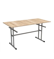 Dining Table for 6 People with Metal Frame (STL142)
