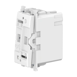 Caduceus Aling Experience Hidden Installation Switch 1-Button 16A 250V White Model 72111