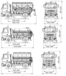 Combined Road Machine KDM-5550C based on MAZ 555026