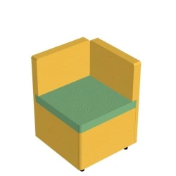 Corner Sofa "Malish" 400*400*600 mm for Kids MD-01U