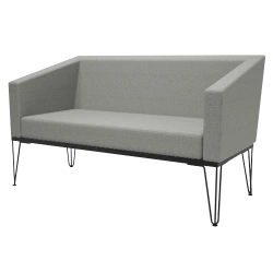 Upholstered Sofa D27 with Metal Frame