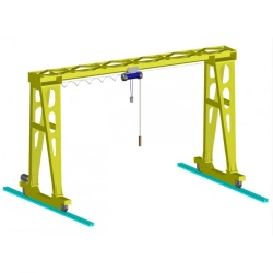 Overhead Crane with Manual or Electric Operation, 0.5 to 10 Tons