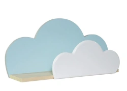 Charming Scandinavian Cloud Shelf for Kids' Room - Model 56010-001
