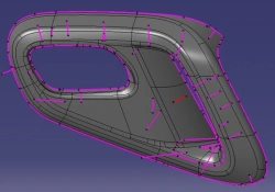 Right Door Handle Trim for Vehicles M1 and N1 - 96812324ZD