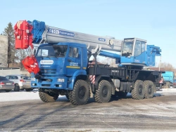 50-Ton Truck Crane on KAMAZ-6560 Chassis - KS-65713-5