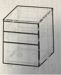 Mobile Office Cabinet TM-3