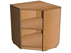 Corner Shelf "KM-4" from "Komest" Set / SJ64