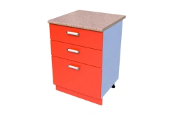 Kitchen Table with Storage, Model KS-21 (3 Drawers)