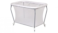 Polini Kids Classic French Teddy Playpen, White-Grey, Model 0002158-13
